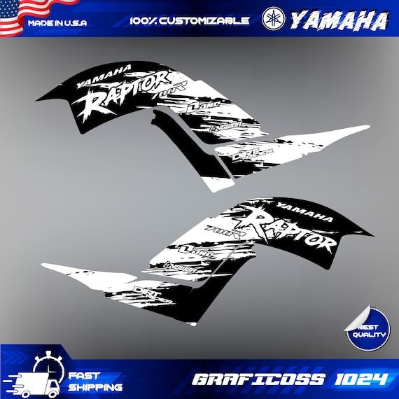 Yamaha Raptor 700 700R graphics kit 2013 2014 2017 to 2025 decals stickers atv - México