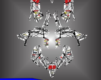 Fits YAMAHA YFZ 450R ATV decals stickers graphics kit 2014 2015 2016 2017-2025