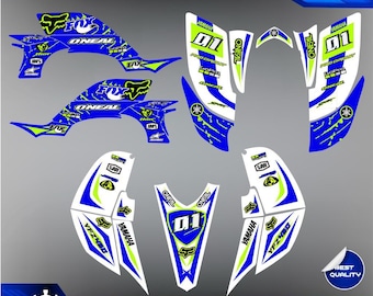 Kit de adesivos gráficos Yamaha YFZ 450 para 2003 2004 2005 2006 2007 2008