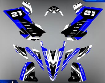 Yamaha yfz 450r yfz450 2009-2013 decals graphics stickers kit | Yamaha YFZ 450 Full Graphics Kit | Motocross Decals Graphics | Dirt Bike