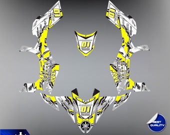 Kit Graphique Personnalisable Pour Yamaha YFZ 450R (2009-2013) - Stickers Haute Qualité