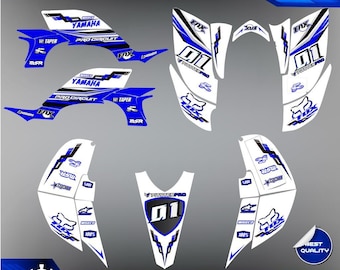 Kit de adesivos gráficos Yamaha YFZ 450 para 2003 2004 2005 2006 2007 2008