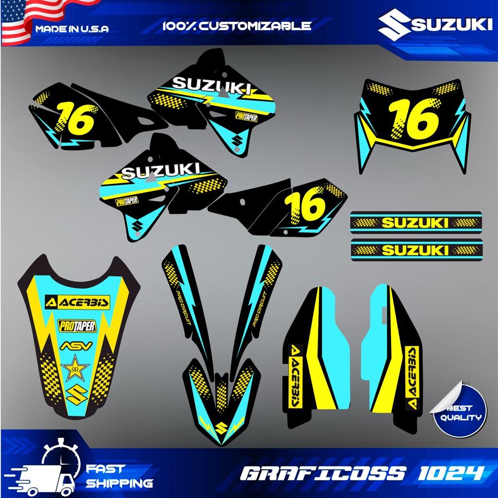 Suzuki DRZ400SM drz400s drz 400 kit Graphics Decals Stickers 2000-2022 supermoto