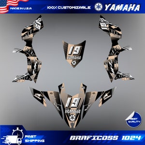 Yamaha YFZ 450R Graphics kit 2009 2010 2011 2012 2013 Decals stickers atv | Motocross Full Graphic Kit | Yamaha Graphic Decals Kit
