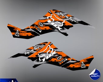 Kawasaki KFX 400 2003-2008 Graphics Kit Ltz 400 Suzuki Wrap
