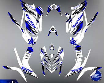 Kit Autocollants Graphiques Pour Yamaha Raptor 700 (2006-2012) - Personnalisation Moto/quad