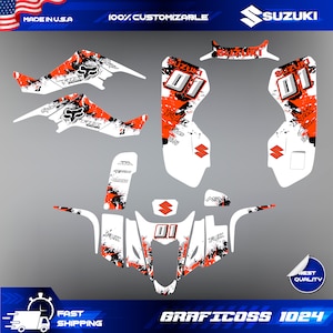 suzuki LTZ 400 wrap graphics stickers kit decals quad 2003 to 2008 ltz400