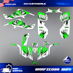 Kawasaki KFX 400 2003-2008 Graphics Kit Ltz 400 Suzuki Wrap Graphics