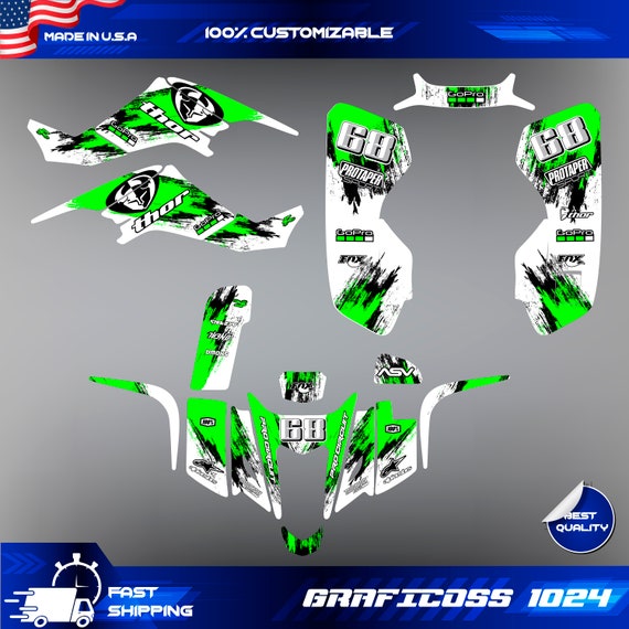 Kawasaki KFX 400 2003-2008 Graphics Kit Ltz 400 Suzuki Wrap