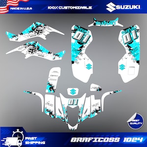 suzuki LTZ 400 wrap graphics stickers kit decals quad 2003 to 2008 ltz400