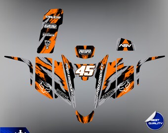 Kawasaki KFX 400 2003-2008 Graphics Kit Ltz 400 Suzuki Wrap