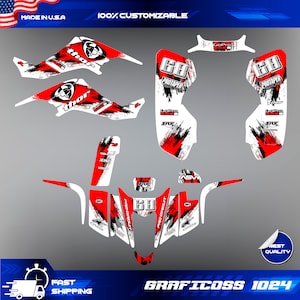 Kawasaki KFX 400 2003-2008 Graphics Kit Ltz 400 Suzuki Wrap Graphics