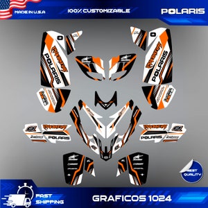 Polaris Predator 500 graphics full decals stickers kit atv