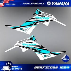 Kit Décalcomanies Autocollants Mxgraphcis – Yamaha Raptor 700R (2006-2012) – Neuf