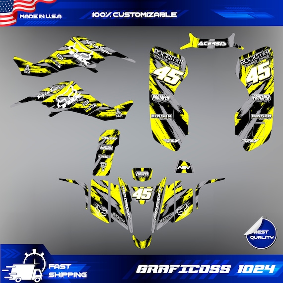 Kawasaki KFX 400 2003-2008 Graphics Kit Ltz 400 Suzuki Wrap