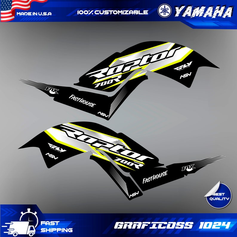 KIT GRAPHISME YAMAHA Raptor 700 700R 2013 2014 2017 à 2025 décalcomanies... EUR 160,57 - FR KIT GRAPHISME YAMAHA Raptor 700 700R 2013 2014 2017 à 2025 décalcomanies... EUR 160,57 - FR