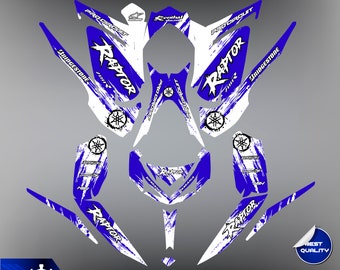 Yamaha Raptor 700 700R graphics kit 2013 2014 2017 to 2025 decals stickers - Customize - Decals - Motorcycle - Stickers - Yamaha - Graphic