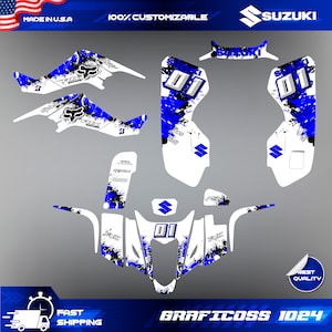 suzuki LTZ 400 wrap graphics stickers kit decals quad 2003 to 2008 ltz400