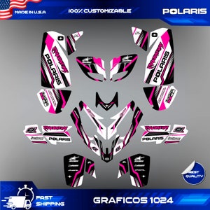 ポラリス プレデター 500 グラフィックス フル デカール ステッカー キット ATV