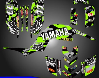 Kit De Graphiques Décalcomanies Pour Yamaha Raptor 660 - Personnalisation Gratuite - Modèle 2006-2013