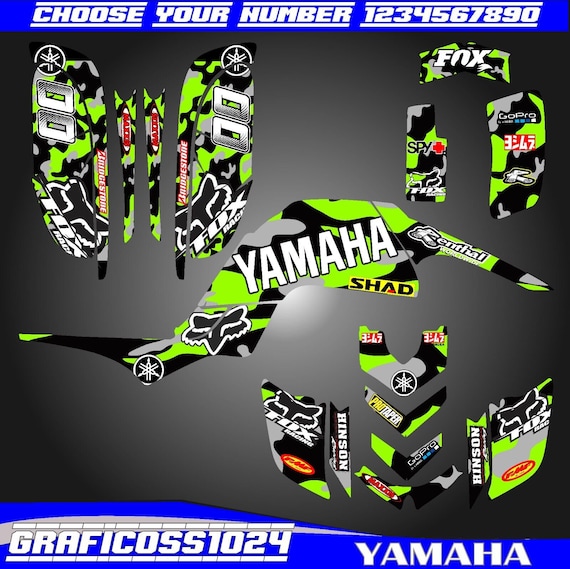 yamaha raptor 660 kit graphics decals stickers atv wrap quad all year raptor660 | Motocross | Dirt Bike Graphics | Motocross Vinyl Decals