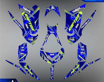 Yamaha Raptor 700 700R graphics kit 2013 2014 2017 to 2025 decals stickers - Customize - Decals - Motorcycle - Stickers - Yamaha - Graphic