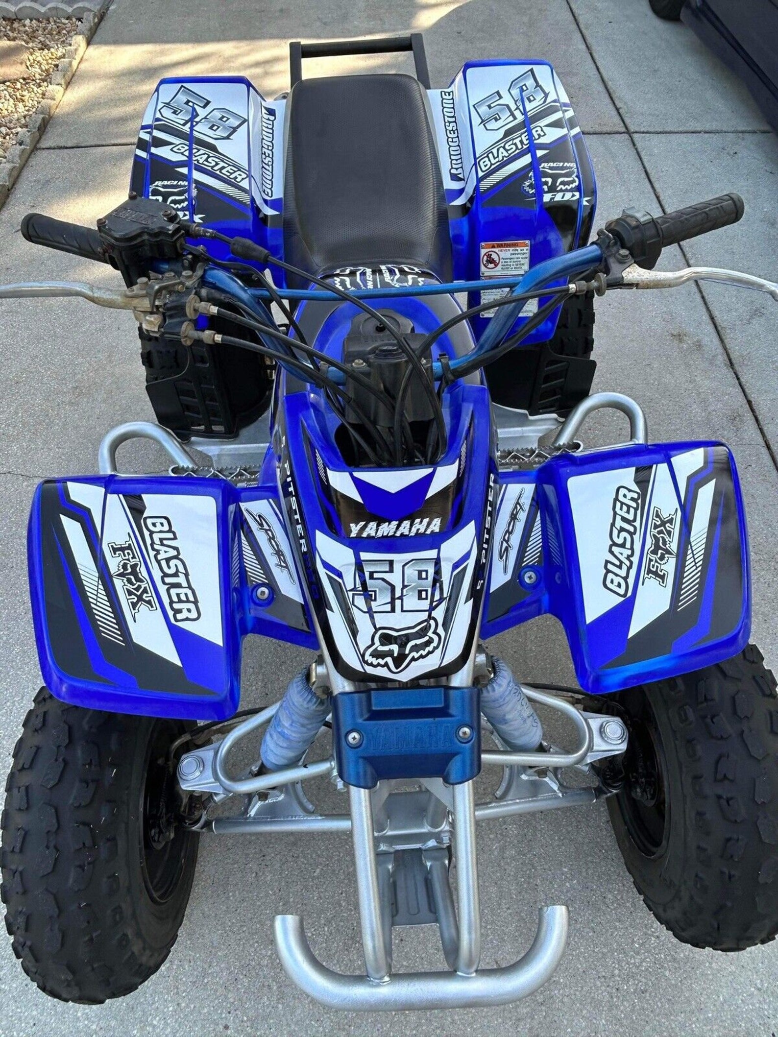 Blaster Graphics Kit Fits YAMAHA Blaster Yfs 200 Graphics Full ATV Graphic Kit Decals ...