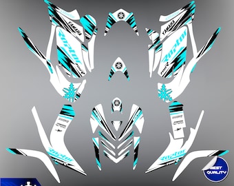 Kit Autocollants Graphiques Pour Yamaha Raptor 700 (2006-2012) - Neuf - Personnalisable