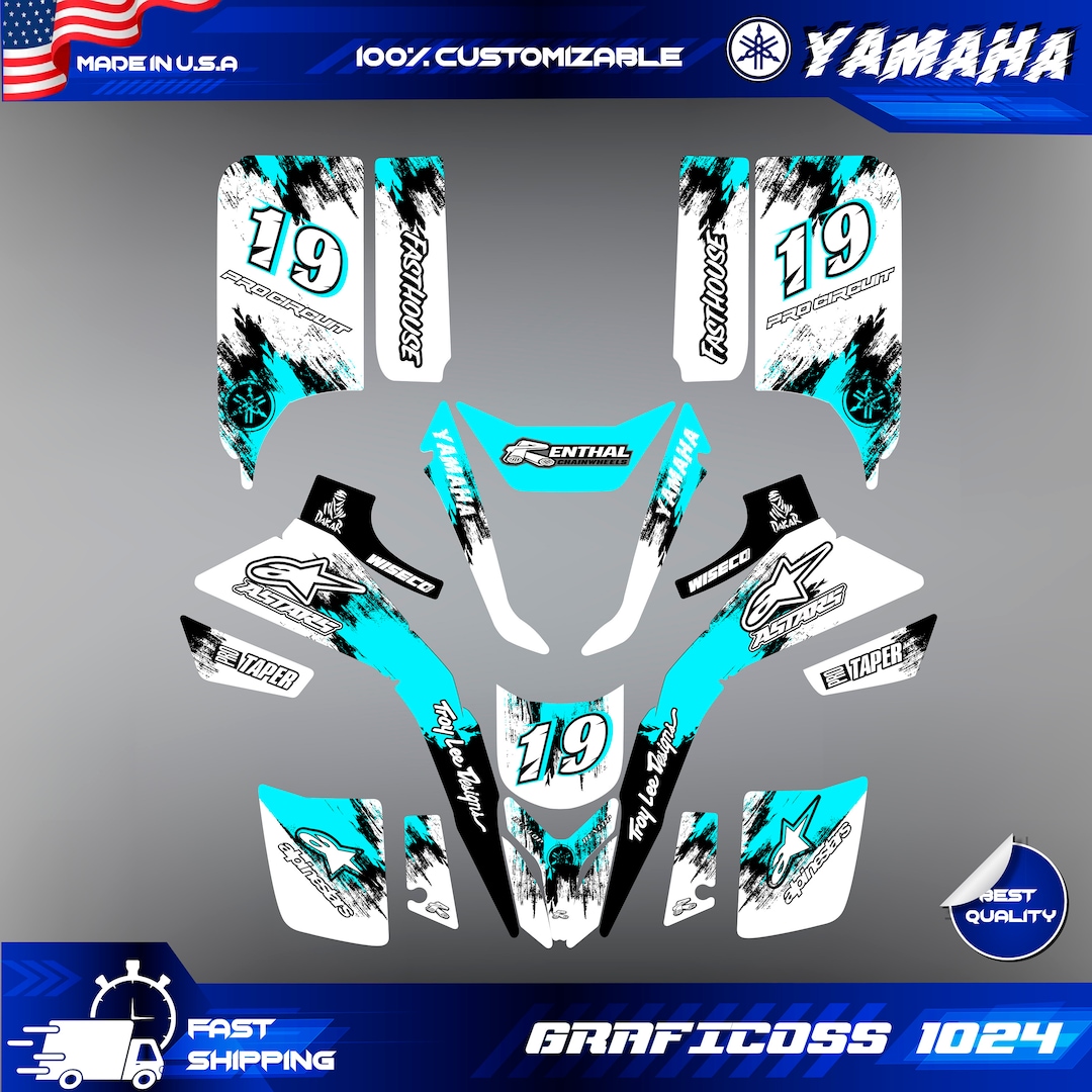FOR SQUAD SEASON 03 アートマット ステラ 24 TWISTED TEA MILITARY Suzuki Full Graphics Kit | SKDA USA