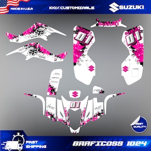suzuki LTZ 400 wrap graphics stickers kit decals quad 2003 to 2008 ltz400