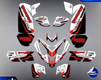 Polaris Predator 500 Grafiken vollständige Aufkleber Aufkleber Kit ATV