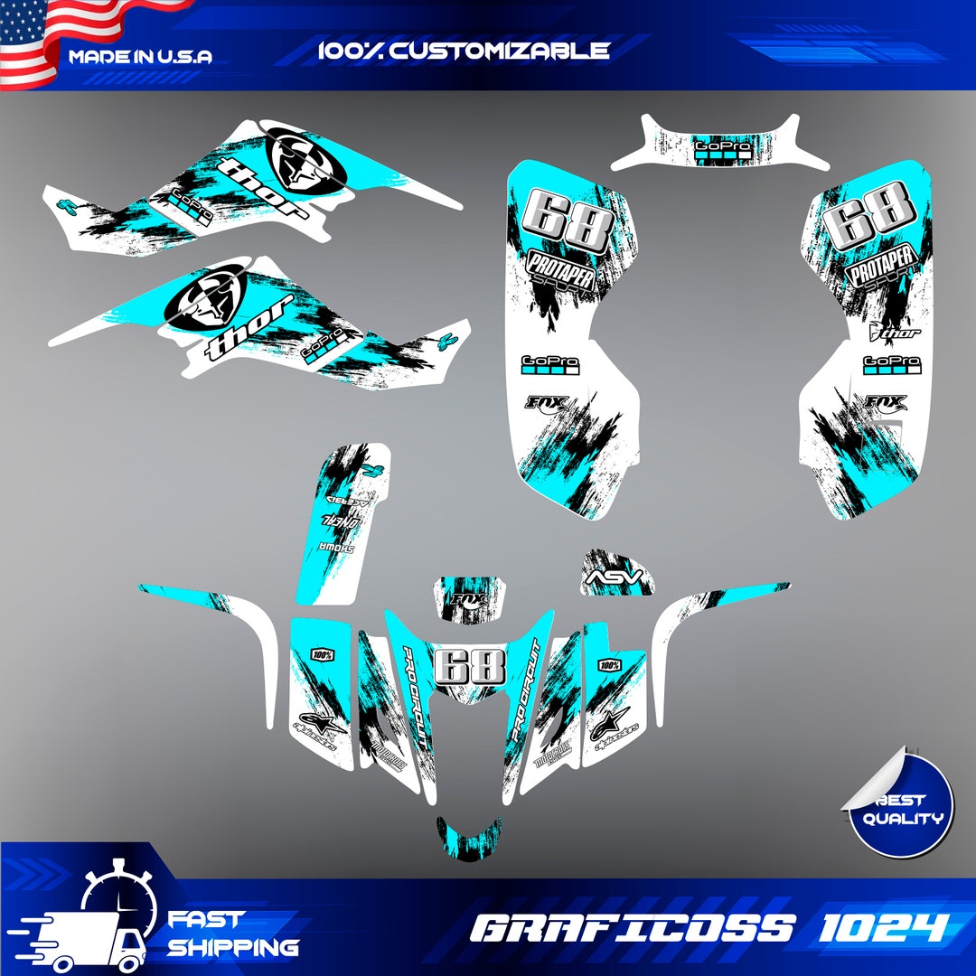 Kawasaki KFX 400 2003-2008 Graphics Kit Ltz 400 Suzuki Wrap Graphics - Etsy