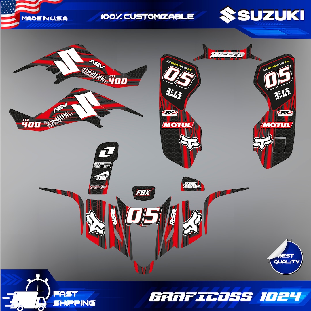 SUZUKI LTZ 400 IE LOKI - Graphcover - Fabricant Français de kits déco