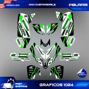 Polaris Predator 500 graphics full decals stickers kit atv