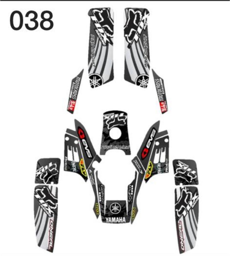Yamaha Warrior 350 Full Graphics Kit Yamaha Warrior 350 Etsy