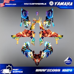 Yamaha YZF-R6 Graphics Kit Riot 2008-2021 - SpinningStickers