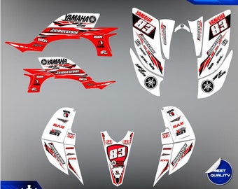 Graphics Decals Stickers Kit Yamaha YFZ 450 For 2003 2004 2005 2006 2007 2008