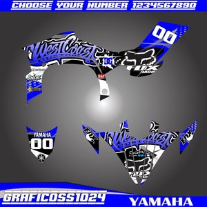 YAMAHA YFZ450R 2009 2010 2011 2012 2013 QUAD, ATV Graphics Decals, Stickers