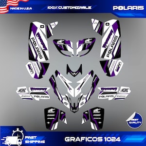 Polaris Predator 500 graphics full decals stickers kit atv