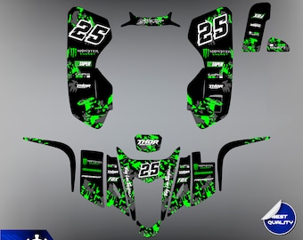 Kawasaki KFX 400 2003 2004 2005 2005 2006 2007 - 2008 GRAPHICS KIT