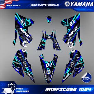 Graphics Kit for YAMAHA YFZ 450R 2014-2025 Fits Yamaha YFZ450R 2016 2017 2018 |  ATV Decals Graphics | Dirt Bike Graphics Kit Gift