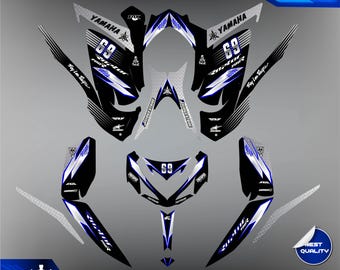 Kit graphique Yamaha Raptor 700 700R 2013 2014 2017 à 2023 autocollants