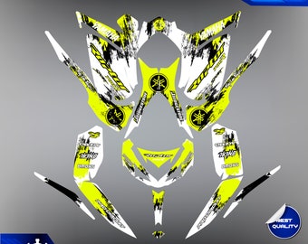 Kit Graphique Yamaha Raptor 700/700R - 2013-2023 - Autocollants Multicolores - Vinyle