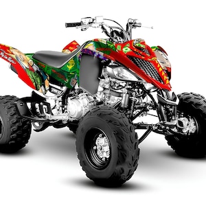 Yamaha RAPTOR 700 2013-2025 Full Graphics Kit | Sport ATV Decals Graphics | Motocross Vinyl Decals | Dirt Bike Graphics | Motocross Gifts