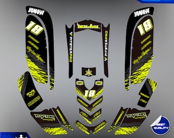 Yamaha Raptor 660 660RATV Full Graphics Kit | Yamaha ATV Decals Stickers Kit | Motocross Gifts | Dirt Bike Graphics | Motocross Vinyl Decals