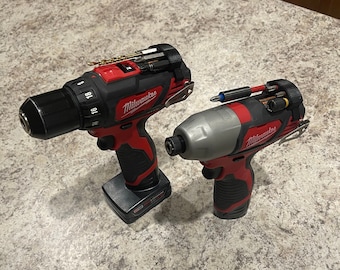 MightyBitClip: Magnetic Bit Holder for Milwaukee M12 Drill & Impact Driver