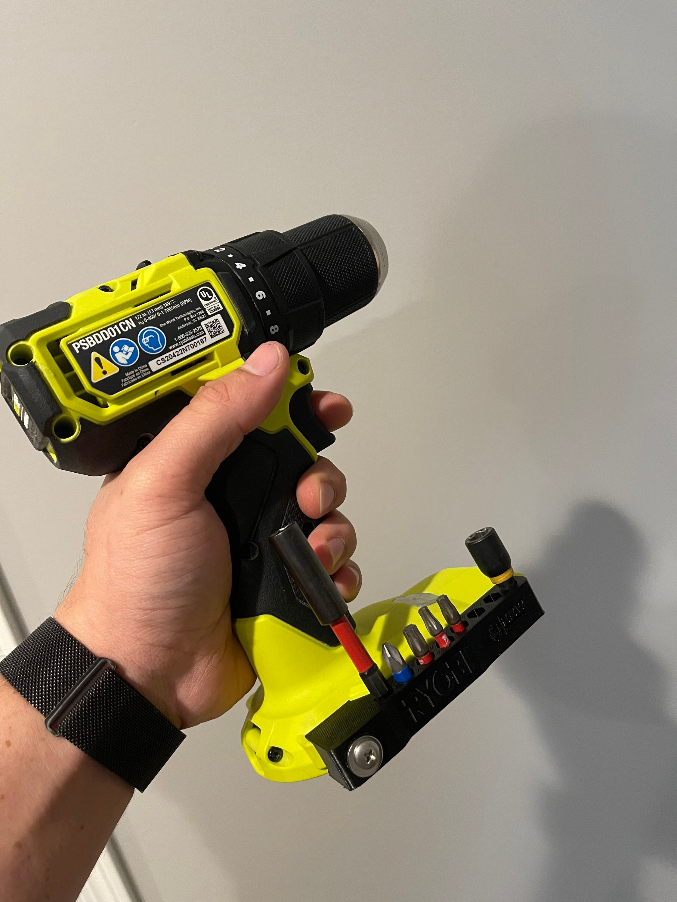 Mightybitclip Ryobi One Plus HP Bit Clip Power Tool Accessories Mightybitclip ryobi one plus hp bit clip power tool accessories
