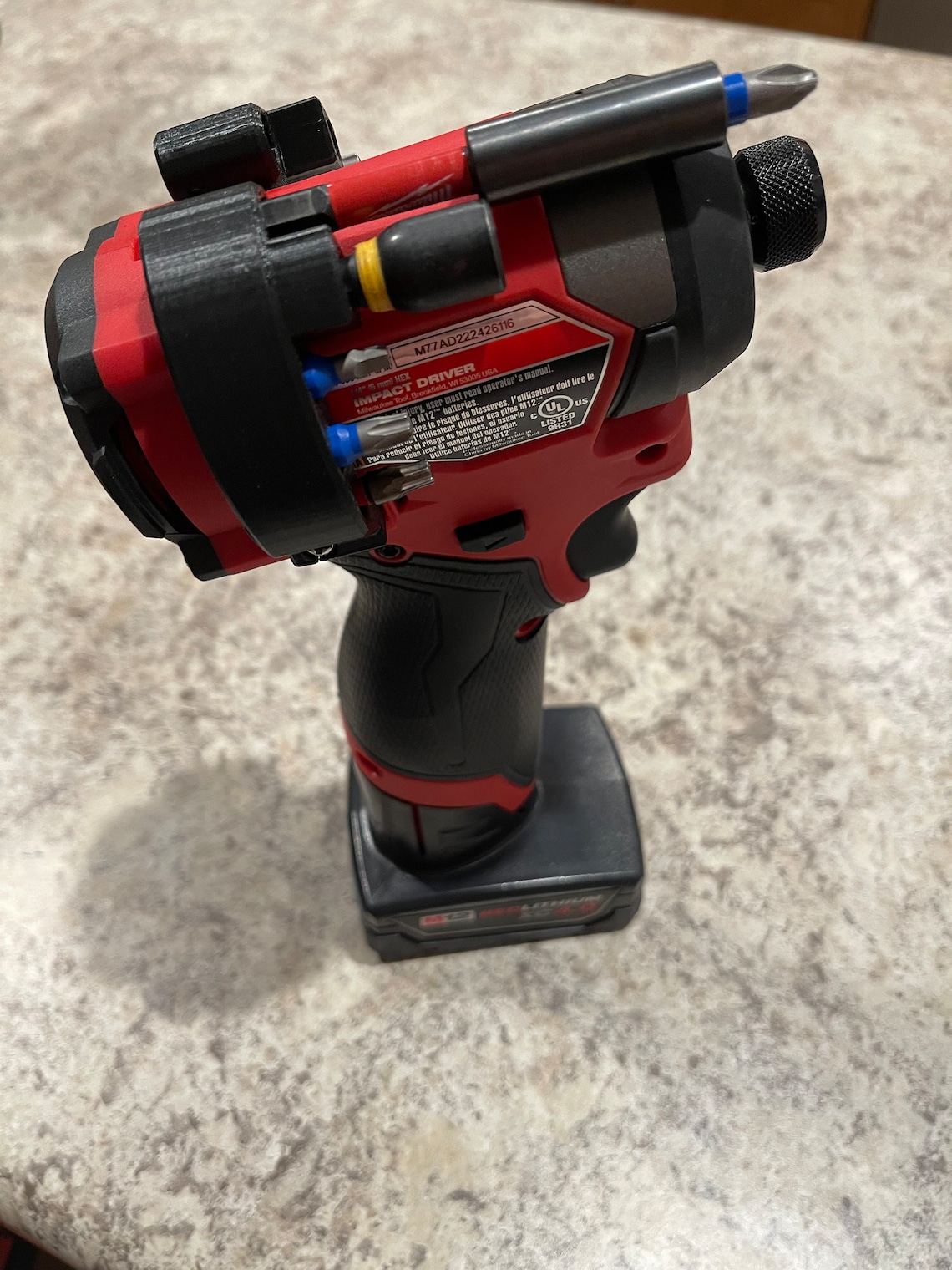 Mightybitclip / Milwaukee M12 Gen 3 Bit Holder / Power Tool Accessories