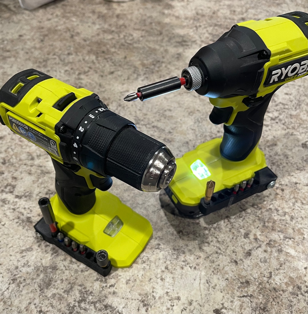 Mightybitclip Ryobi One Plus HP Bit Clip Power Tool Accessories Mightybitclip ryobi one plus hp bit clip power tool accessories