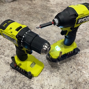 MightyBitClip / Ryobi One Plus HP Bit Clip / Power Tool Accessories / Ryobi / Mens Gift / woodworking tool / Bit Holder / Stocking Stuffer